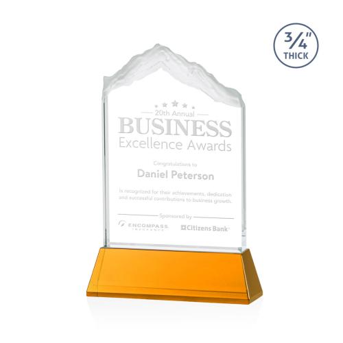 Corporate Awards - Everest Amber on Newhaven Peak Crystal Award