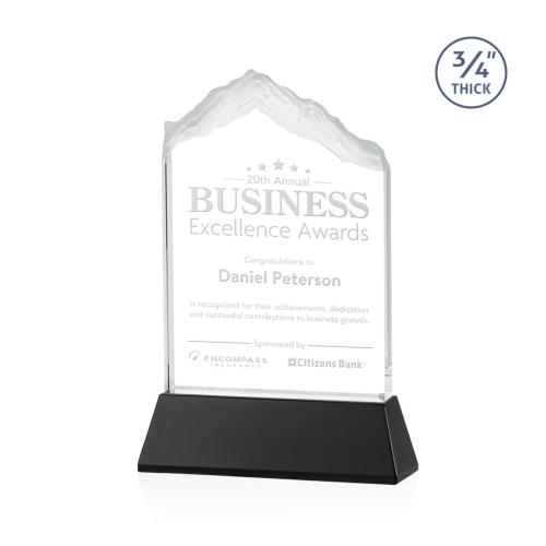 Corporate Awards - Everest Black on Newhaven Peak Crystal Award