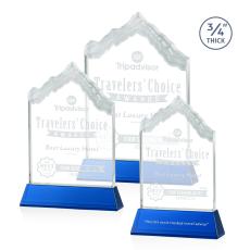 Employee Gifts - McKinley Blue on Newhaven Peak Crystal Award