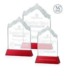 Employee Gifts - McKinley Red on Newhaven Peak Crystal Award