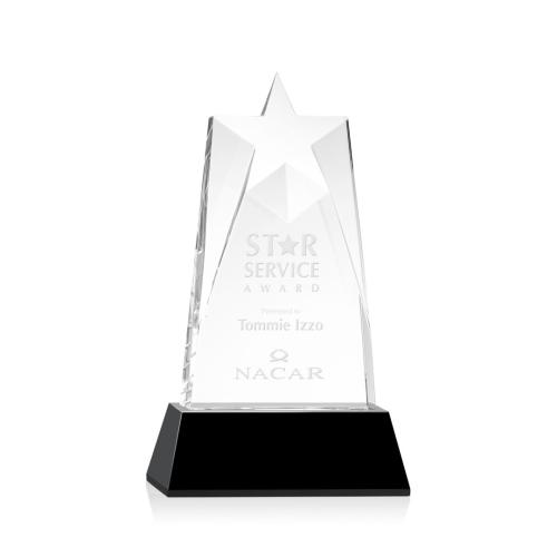Corporate Awards - Millington Star on Base - Black