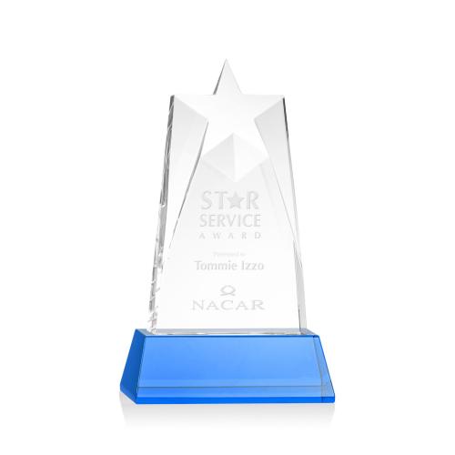 Corporate Awards - Millington Star on Base - Sky Blue