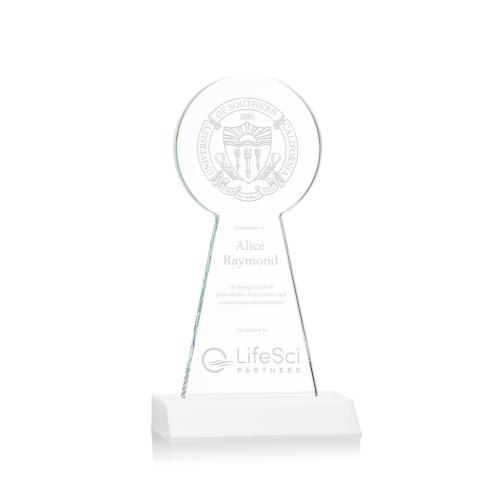 Corporate Awards - Laidlaw Tower White Obelisk Crystal Award