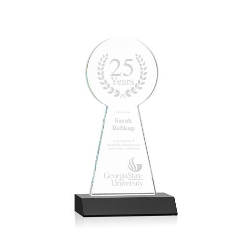 Corporate Awards - Laidlaw Tower Black Obelisk Crystal Award