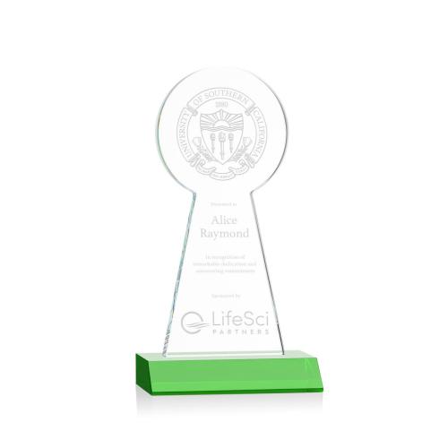Corporate Awards - Laidlaw Tower Green Obelisk Crystal Award