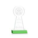Laidlaw Tower Green Obelisk Crystal Award