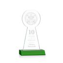 Laidlaw Tower Green Obelisk Crystal Award