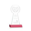 Laidlaw Tower Red Obelisk Crystal Award