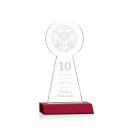 Laidlaw Tower Red Obelisk Crystal Award