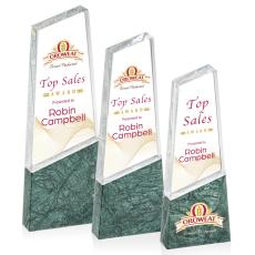 Employee Gifts - Lamont Tower Full Color Obelisk Crystal Award