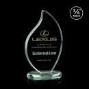 Odessy Jade Flame Glass Award