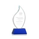 Odessy Blue on Newhaven Flame Crystal Award