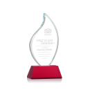 Odessy Red on Newhaven Flame Crystal Award