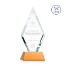 Richmond Amber on Newhaven Base Diamond Crystal Award