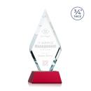 Richmond Red on Newhaven Base Diamond Crystal Award