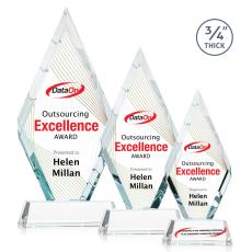 Employee Gifts - Richmond Full Color Clear on Newhaven Diamond Crystal Award