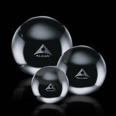 Employee Gifts - Crystal Ball Spheres Crystal Award