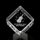 Burrill Corner Cube 3D Crystal Award