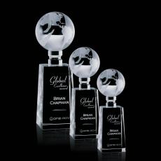 Employee Gifts - Juniper Globe Spheres Crystal Award