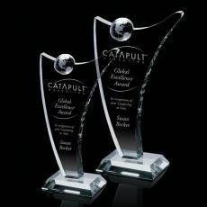 Employee Gifts - Castello Globe Spheres Crystal Award