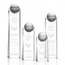 Employee Gifts - Dunbar Golf Obelisk Crystal Award