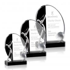 Employee Gifts - Wadsworth Golf Circle Crystal Award