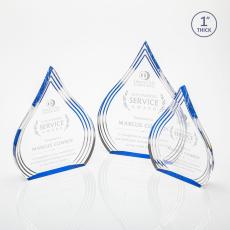 Employee Gifts - Dover Blue Acrylic Award