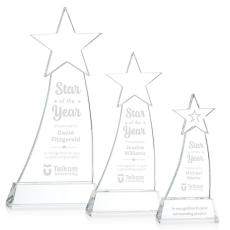 Employee Gifts - Manolita Clear Star Crystal Award