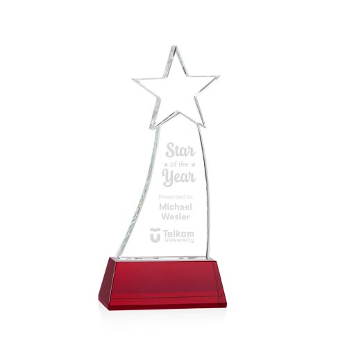 Corporate Awards - Manolita Red Star Crystal Award