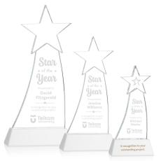 Employee Gifts - Manolita White Star Crystal Award