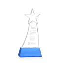 Manolita Sky Blue Star Crystal Award