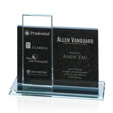 Employee Gifts - Vintage Rectangle Crystal Award