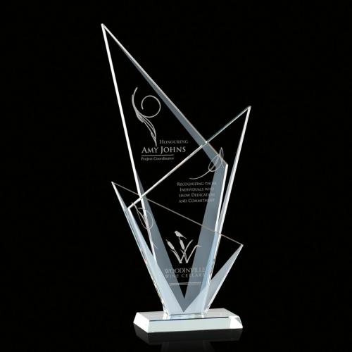 Corporate Awards - Eastdale Starfire Abstract / Misc Crystal Award
