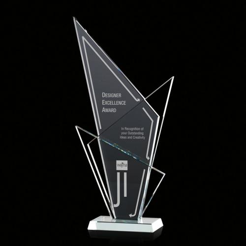 Corporate Awards - Crystal Awards - Eastdale Grey Peak Crystal Award