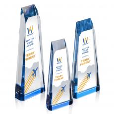 Employee Gifts - Banbury Full Color Obelisk Crystal Award