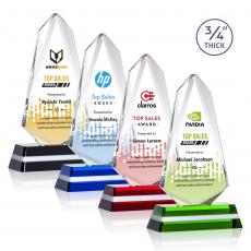 Employee Gifts - Fogacci Full Color Abstract / Misc Crystal Award