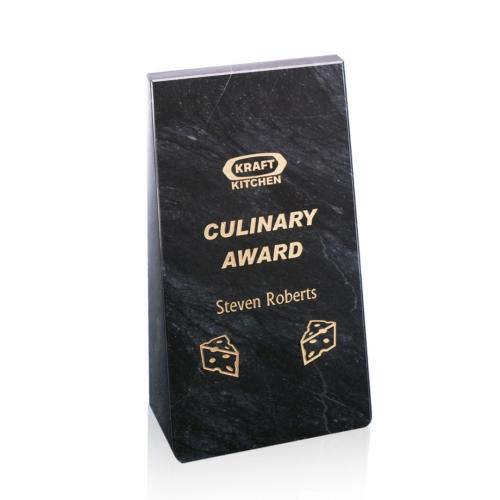 Corporate Awards - Callisto Black Rectangle Stone Award