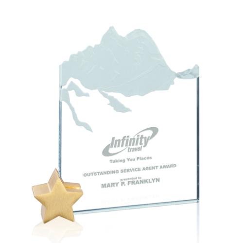 Corporate Awards - Hillstone Jade Star Glass Award