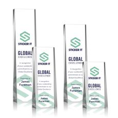 Milnerton Full Color Obelisk Crystal Award - Corporate Awards