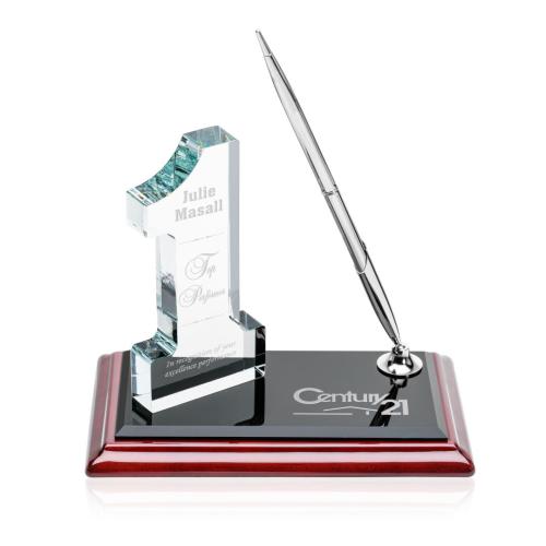 Corporate Awards - Rosewood Awards - #1 on Albion™ Pen Set - Chrome