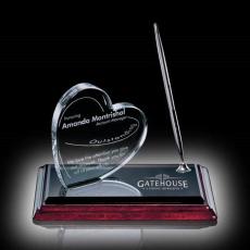Employee Gifts - Heart on Albion Pen Set - Chrome