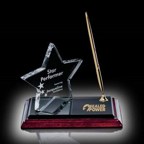 Corporate Awards - Rosewood Awards - Star on Albion™ Pen Set - Gold