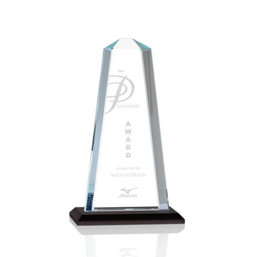 Corporate Awards - Pinnacle Black Obelisk Crystal Award