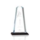 Pinnacle Black Obelisk Crystal Award
