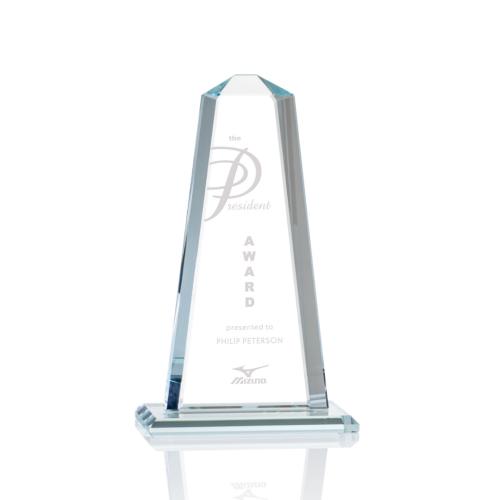 Corporate Awards - Pinnacle Clear Obelisk Crystal Award