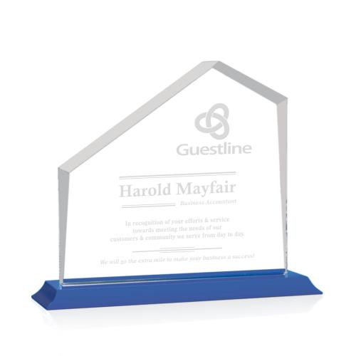 Corporate Awards - Fairmont Blue on Bartlett Peak Crystal Award