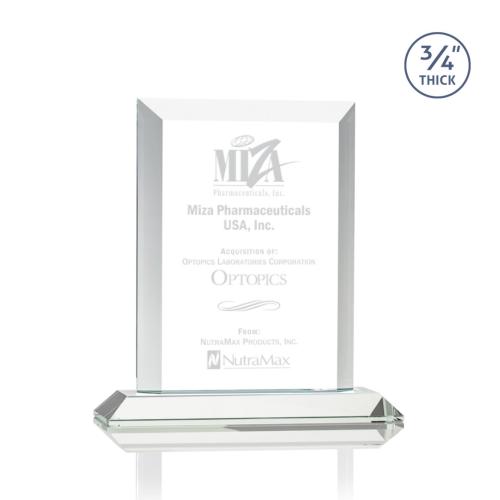 Corporate Awards - Crystal Awards - Harrington Clear Rectangle Crystal Award