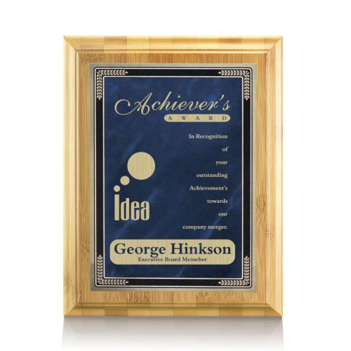 Award Plaques Bamboo/Cardinal Blue AWP4723512