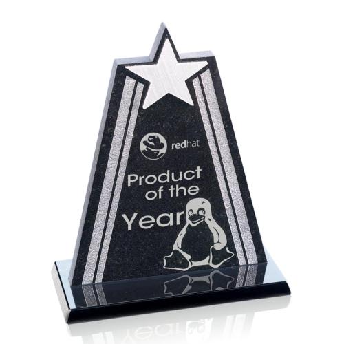 Corporate Awards - Crystal Awards - Crystal Star Awards - Gemini Tower Star Metal Award