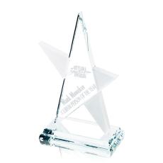 Employee Gifts - Abstract Star Crystal Award